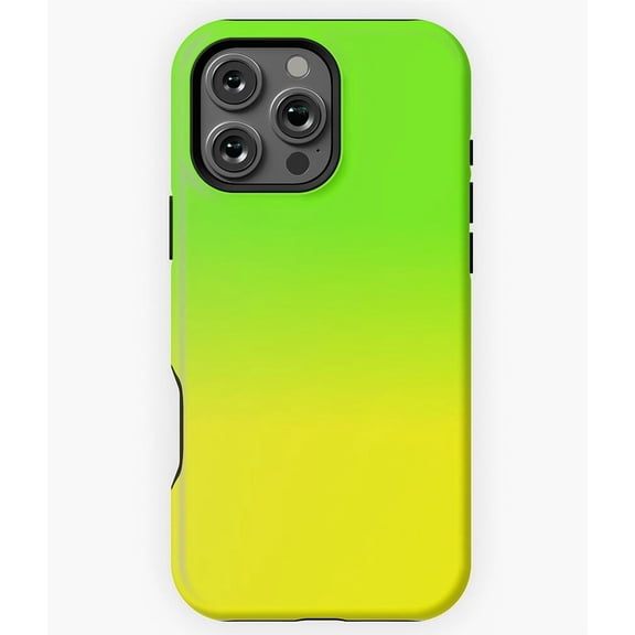 Neon Lime Green Bright Solid Color X1463 Phone Case Compatible with iPhone 17 16 15 14 13 12 11 Pro Max – Premium Protection