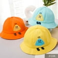 thumbnail image 4 of Odeerbi Bucket Hats for Sun Protection Fishermen Hat for Boys Girls Summer Baby Outdoor Sunshade Sun Hat Basin Hat With Hat Rope Yellow, 4 of 4