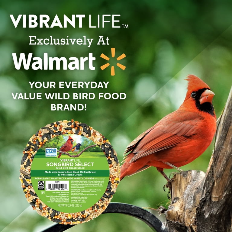 Vibrant Life Songbird Select Wild Bird Snack Stack, 8.25 oz