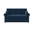 Serta Haiden Sofa Sleeper, Navy Blue Fabric