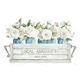 thumbnail image 2 of Jacobs, Cindy 24x17 Gold Ornate Wood Framed with Double Matting Museum Art Print Titled - Local Market Flowers, 2 of 4