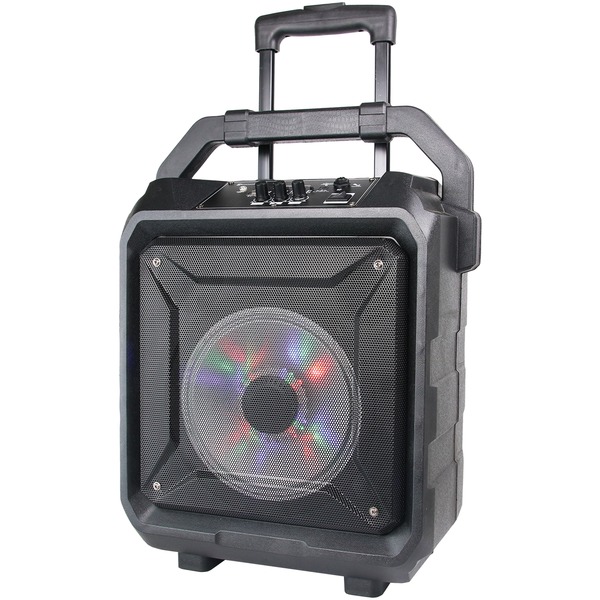IQ Sound(R) IQ5508DJBT BLK 8" Tailgate Party DJ Bluetooth(R) Speaker
