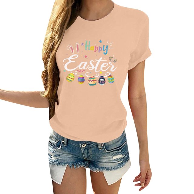 Birdeem Mode Femmes Décontracté Imprimé Chandail à Manches Courtes T-Shirt Hauts Blouse