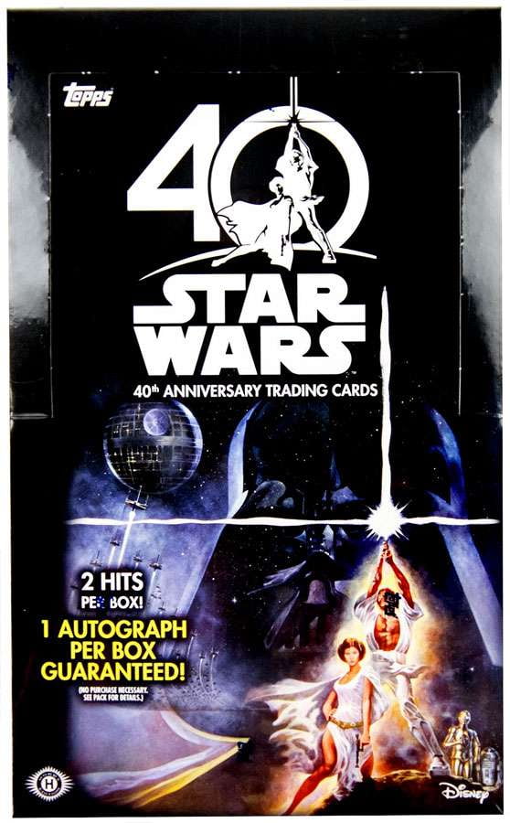star wars trading cards box