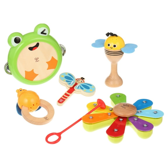 Hape Nature Band Rhythm Set, 5 Piece, for Toddlers Ages 10 Months