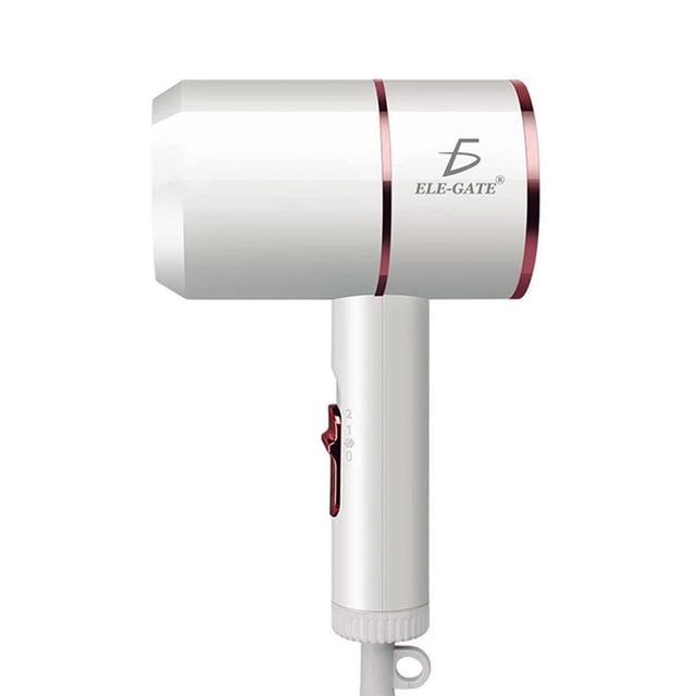 Secadora De Cabello Para Viaje Profesional Portatil Blanco Elegate HOG.26/HOG26