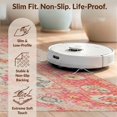 thumbnail image 6 of Design&I 2'x3' Ultra Soft Door Mat, Pink Boho Vintage Distressed Border Scroll Lattice Ornate Southwestern None Fluffy Washable Easy Care Indoor rug for Bedside Entryway, 6 of 7