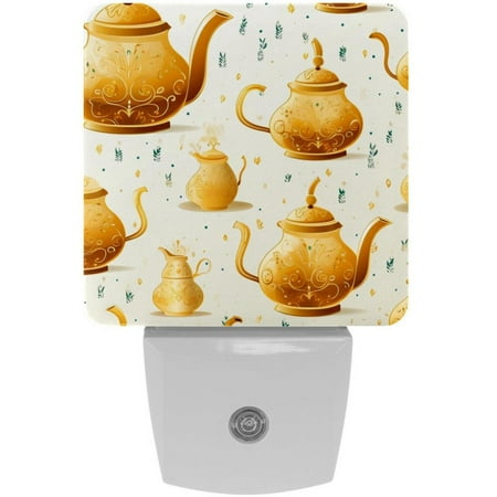 

Arabic teapot LED Square Night Lights - Energy Efficient Bedside Lamp with Soft Glow and Auto Sensor for Bedroom Nursery and Hallway - 200 Characters