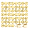 thumbnail image 1 of PEONAVET Tip Ti DIY Wood Leather Burning Set + 26 Letters Copper Letter Pyrography Head, 1 of 3