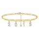 thumbnail image 1 of Pulseras para mujer, regalos para mujer, año de nacimiento, tobilleras para mujer, tobilleras personalizadas, joyas para pies de playa, pulsera para mujer, 1 of 3