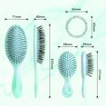 thumbnail image 5 of Daily Gard Detangling Wet Hair Brush Set for Women and Girl, Ultra Soft-Nylon Bristles Detangler Brush for All Hair Types, Green, Idea Gift, 5 of 8