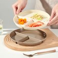 thumbnail image 3 of 2pcs Divided Dish Dining Plate Food Divided Plate Food Plate Food Serving Dish, 3 of 9