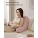 thumbnail image 5 of Almohada de lectura Blissful Diary, espuma viscoelástica triturada, rosa, 5 of 7