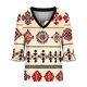 thumbnail image 5 of Camiseta Casual de Cuello Redondo de Manga Corta de las Mujeres, Poliéster Ligero para la Primavera Diaria Y el Uso de la Fiesta, 5 of 6