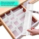 thumbnail image 4 of Divisor de cajones organizador de cajones, 8 Uds., divisor de cajones ajustable para suministros de oficina, dormitorio, cocina, utensilios de maquillaje, 4 of 5