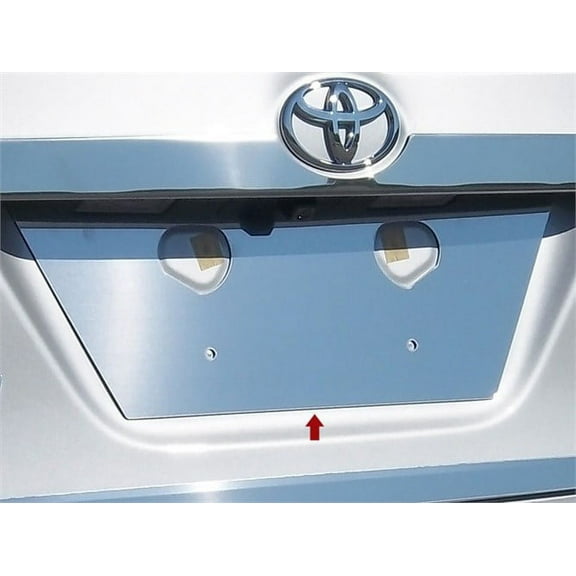 Stainless License Plate Bezel 1Pc Fits 2014-2019 Toyota Corolla LP14112 QAA