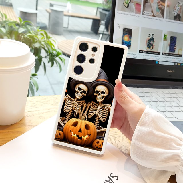 Actualice su iPhone 15 Pro Max 14 13 12 Pro 11 con el fantástico diseño de dibujos animados: funda para teléfono plateada mate de doble capa para una protección confiable