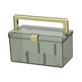 thumbnail image 4 of Jewelry Organizer Organizer Rings Bracelet Organizer Bin First Aid Carrying Case Green, 4 of 7