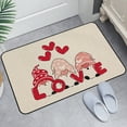 thumbnail image 5 of Nmdmisc Cute Gnome Love Non-Slip Area Rug Sweet Valentines Day Floor Carpet Comfort Floor Mats Decor for Indoor Front Porch,Living Room, Bedroom,Kitchen (31.5" * 19.7"), 5 of 7