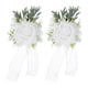 thumbnail image 1 of Uxcell 2 Pcs Corsage de Muñeca de Flores Blancas, Pulseras de Flores Artificiales para Boda Novia Novio Ceremonia Aniversario Baile Fiesta, 1 of 6