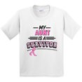 thumbnail image 3 of Inktastic My Aunt is a Survivor Breast Cancer Awareness Youth T-Shirt, 3 of 5