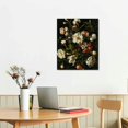 thumbnail image 3 of JEUXUS  Vintage Still life Gold Framed Wall Art, Retro Floral Tulips Canvas Prints Artwork with Antique Frame, Victorian Wall Paintings Decor for Living Room Gallery, 3 of 5