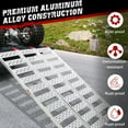 thumbnail image 7 of Riedhoff Aluminum Tri-Fold Ramp, 76 x 50", 1500 lb ATV Ramps, Easy To Install, Silver, 7 of 7