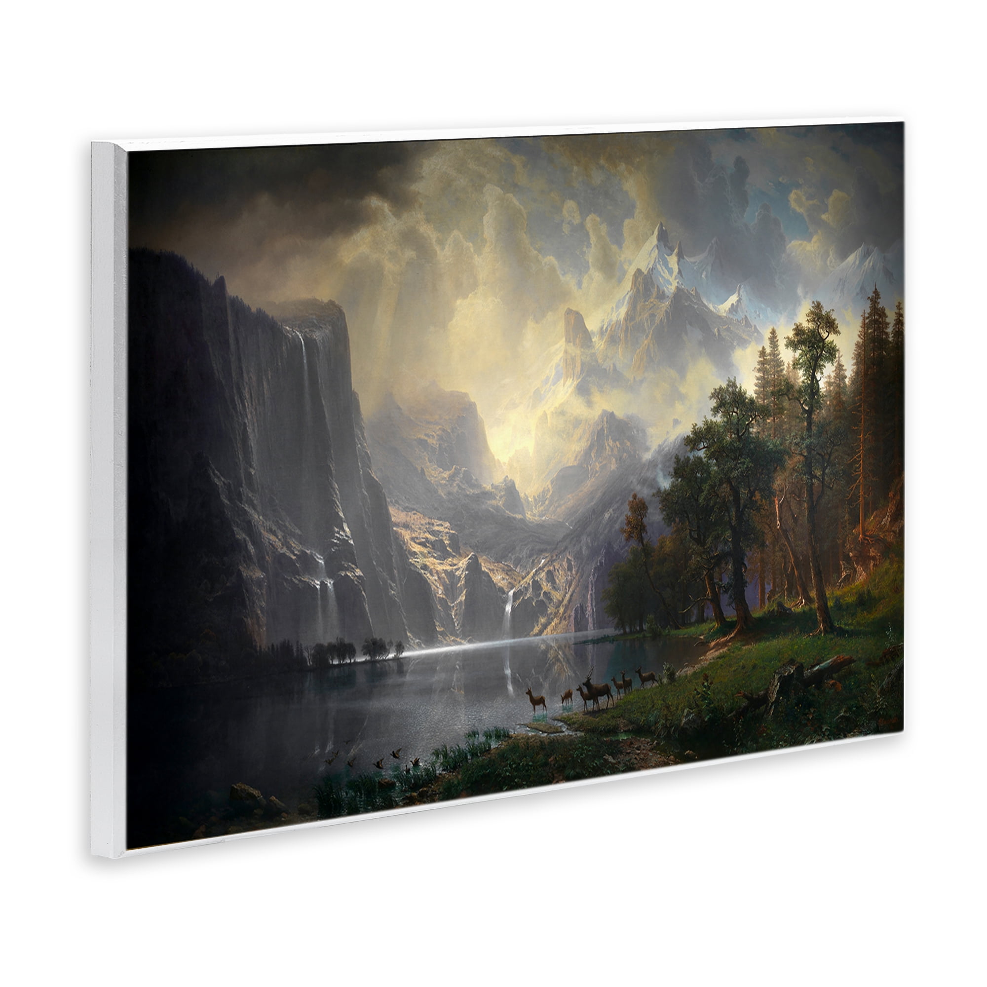 Stupell Industries Among Sierra Nevada Mountains Landscape & Nature Painting Unframed Art Print Wall Art, 19 x 13