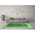thumbnail image 3 of Ahgly Company Indoor Rectangle Abstract Emerald Green Modern Area Rugs, 2' x 5', 3 of 4