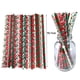 thumbnail image 2 of 25 pajitas de papel desechables para Navidad, diseño de copos de nieve, árbol de Navidad, alce, gorro de Navidad, pajitas para bebidas, suministros para fiestas navideñas, 2 of 5
