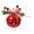 thumbnail image 4 of Jingle Bells colgante campanas colgantes adornos de corona. (rojo) (2 piezas), 4 of 5