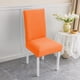 thumbnail image 4 of Fundas De Silla De Poliéster Funda elástica para silla naranja con cojín y respaldo, lavable, para comedor, cocina, 1 unidad JASKFLY, 4 of 8