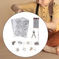 thumbnail image 3 of 18 láminas termorretráctiles, manualidades con papel retráctil para principiantes, láminas de papel retráctil para accesorios de aretes, adornos de, 3 of 6