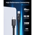 thumbnail image 2 of Cable Thunderbolt 4 Matters, 0,8 m, 40 Gbps, certificado por Intel, 2 of 7