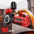 thumbnail image 2 of TaskStar 460W 12GPM Cordless Electric Fuel Transfer Pump 4000mah with Pressure Switch Pump Battery Powered Fuel Transfer Pump, 2 of 11
