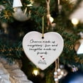 thumbnail image 6 of 2PCS "Merry Christmas Mommy and Daddy" Tree Pendants - Thoughtful Gift for Expectant Parents, Festive Christmas Tree Ornaments, Perfect Neighbor Holiday Gift to Share Cheer, Wood, 6 of 7