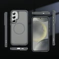 thumbnail image 4 of Allytechgroup Rugged Magnetic Shockproof Matte Cell Phone Case for Samsung Galaxy S25, Gray, 4 of 9