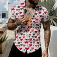 thumbnail image 6 of FNFYFH Big and Tall Honeymoon Shirt for Men Loose Fit Short Sleeve Button Down Beach Casual Shirts Valentine's Day Gift, 6 of 6