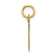 thumbnail image 2 of 14k Yellow Gold Small Polished Elongated 13 Charm, 2 of 4