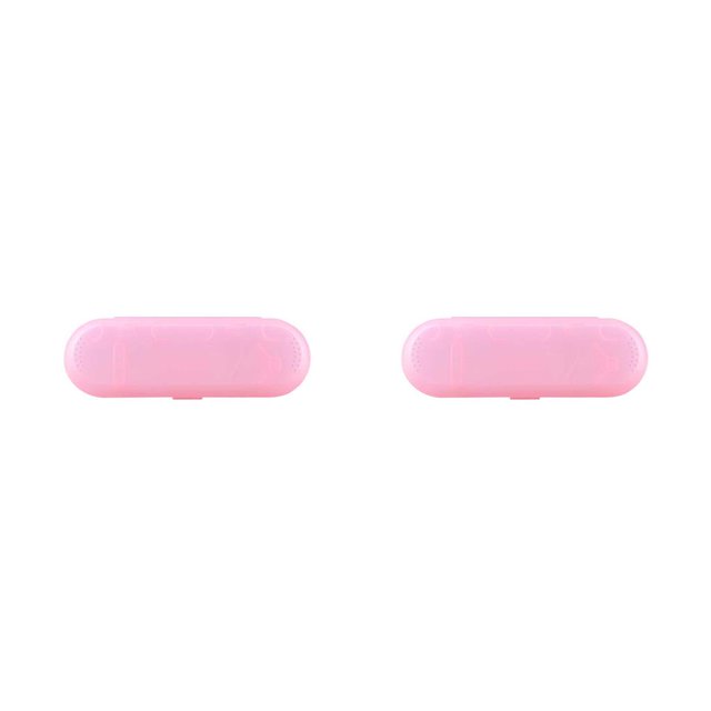 Guardurnaity Estuche de cepillo de eléctrico, soporte de cepillo de portátil de viaje, organizador de transporte, contenedor Rosado 2piezas