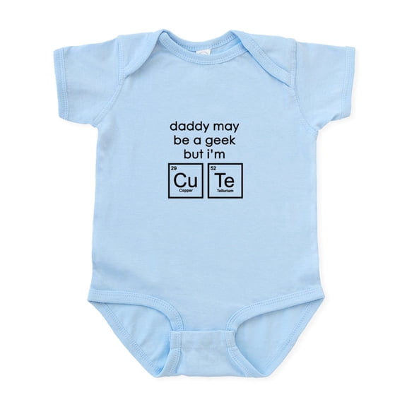 CafePress - Cute Periodic Table Infant Bodysuit - Baby Light Bodysuit, Size Newborn - 24 Months