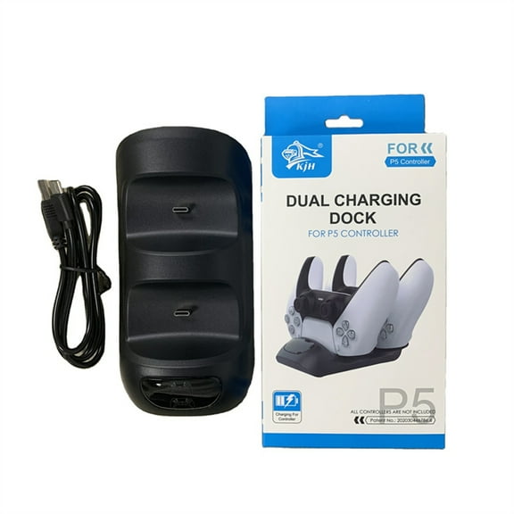 KIPLINK PS5 DualSense Controller Charger: Sleek, Stylish, and Fast Charging!