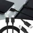 thumbnail image 1 of 10Pcs USB-C to USB-C Cable MORESEC under $5 60W 3A Fast Charging and Data Sync Cable, Braided Design for Durability, Compatible with Laptops and Phones, Power Delivery PD, 1 Meter Length, 1 of 9
