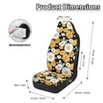 thumbnail image 6 of POLERO Daisy Floral Protective Interior Accessory Polyester Dust Proof Easy to Install Car Seat Protectors for Auto, 6 of 12
