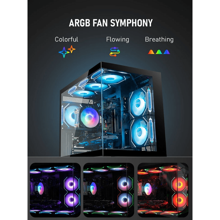 EVOUNIC Gaming PC Computer Desktop, i7 Xeon E5 GTX 1080