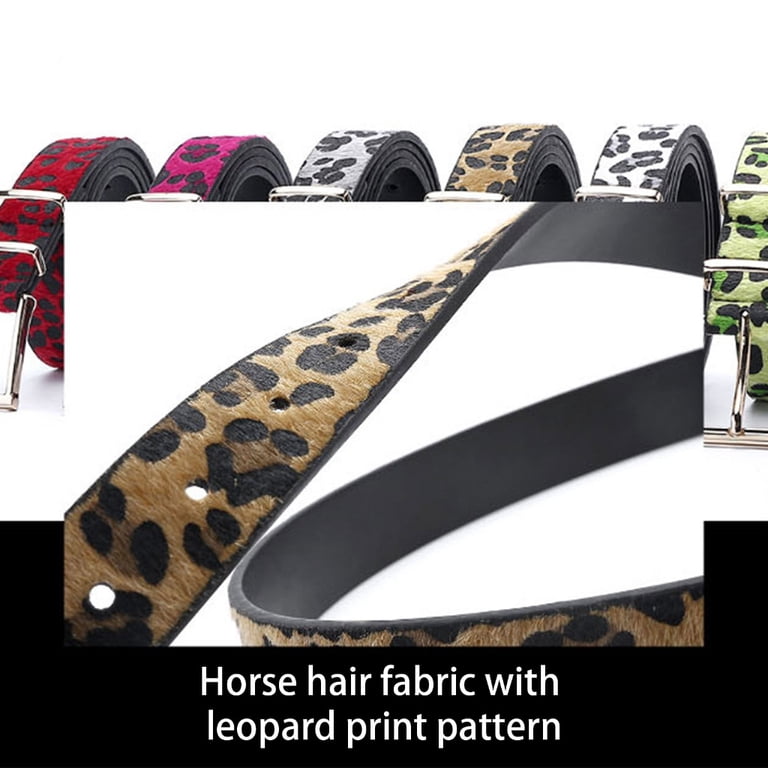 Leopard Print Chain Belt Killstar Feline Fancy Leopard Print Gothic Punk Pentagram  main image 2