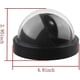 thumbnail image 4 of 4 X Black Dome Fake Dummy Security CCTV Camera Waterproof IR LED Flashing Red Light Outdoor Indoor Surveillance, 4 of 5
