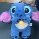 thumbnail image 3 of Peluche de oso de peluche Stitch de Disney Stitch para bebé, relajante, con música kawaii, compañero para dormir, sonido y luz, regalo para niños, 3 of 5