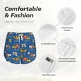 thumbnail image 6 of Picia Construction Vehicles Pattern Women's 2 in 1 Athletic Running Shorts High Waisted Workout Casual Gym Sweat Shorts with Comfy Liner Zipper Pockets-X-Large, 6 of 9