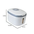 SHEYAGN Airtight Rice Dispenser ，Cover Rice Bucket for Cereal Grain
